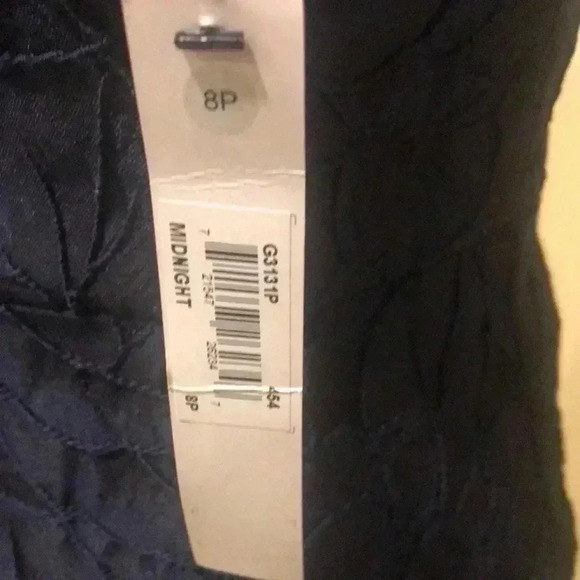 Maggy London Retro Styling Formal Midnight Blue Cold Shoulder Midi Dress- 8P - Picture 7 of 15